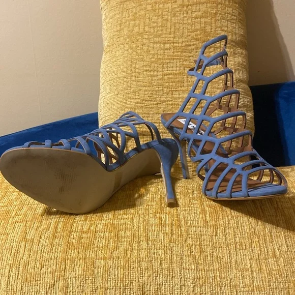 Steve Madden Light Blue Slithur Heels size 8 - Picture 10 of 10